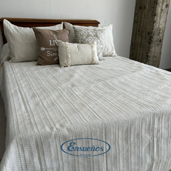 Manta Menfis Natural King Size - comprar online