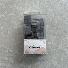 Ganchos De Baño Metal Cuadritos - Ensueños Hogar
