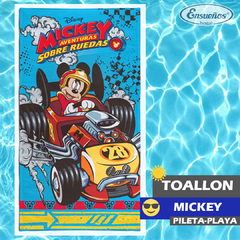 Toallon Mickey Sobre Ruedas