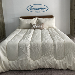 Acolchado Tusor Natural Super King - comprar online