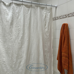 Cortina de Baño De Tela Tusor en internet