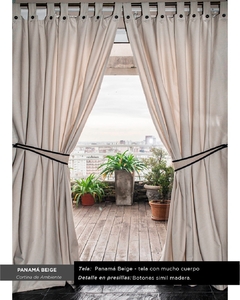 Juego De Cortinas Panama - comprar online