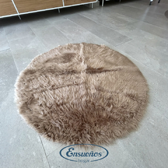 Alfombra Nordica Beige Redonda en internet