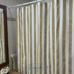 Cortina de Baño De Gabardina De Algodon - Ensueños Hogar