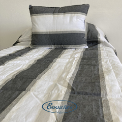 Cubrecama California en Tusor Estampados 1 Plaza y Media - Ensueños Hogar