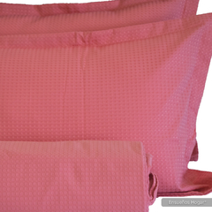 Manta Nido de Abeja Coral Twin - comprar online