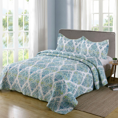 Cubrecama Unity Blue Queen Size - comprar online