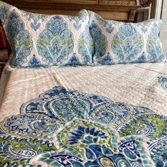 Cubrecama Unity Blue King Size - tienda online
