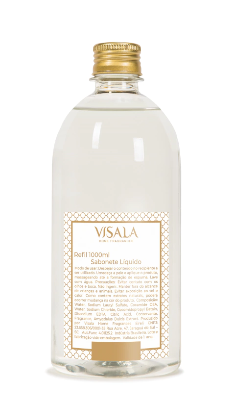 Refil Sabonete Líquido 1000ml Capim Limão