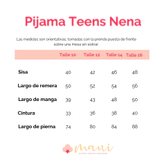Pijama Stitch Teen - comprar online