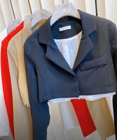 Blazer Cropped Alfaiataria