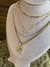 Colar malha snake 4mm ouro18k e Rodio - Iam Shop