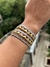 Bracelete Baguete Cristais Ródio