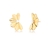 Brinco Pétalas Ouro 18k / Pérola
