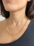 Colar Corrente Elos Cartier (Choker) Rodio e Ouro18k - loja online
