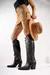 Bota texana Cuero. DOHA - comprar online