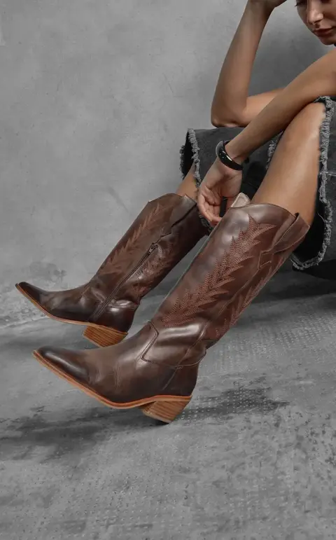 Botas Texana Cuero. LISZONE