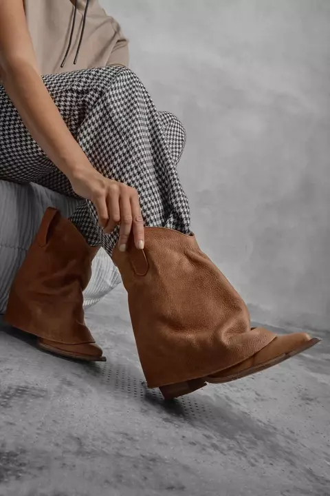 Bota Texana Caña baja Cuero. GRACCO