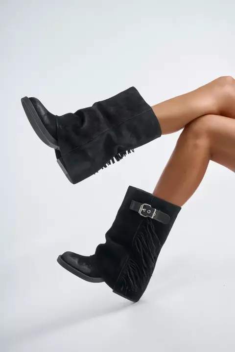 Bota Biker Cuero. FIYYI - SOLARA