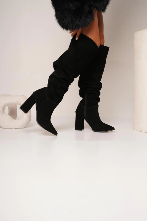 Bota caña alta Cuero. GINA - comprar online
