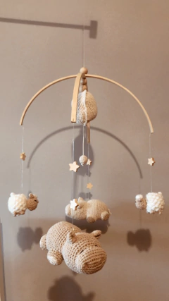 Movil ovejitas/ hipopótamos