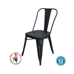 Banner de la categoría Silla Tolix con Asiento de chapa en Negro Microtexturado