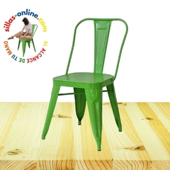 Banner de la categoría Silla Tolix con asiento de Chapa