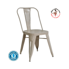 Banner de la categoría Silla Tolix con Asiento de chapa en Beige