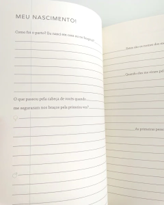 Livro do Bebê - “Mãe e Pai - Me contem a minha história?” - comprar online