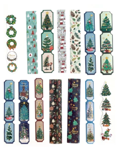 Caixinha de adesivos natalinos na internet