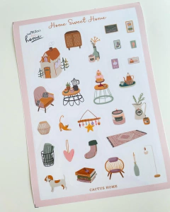 ADESIVOS - HOME SWEET HOME na internet