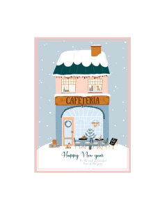 Cartão Postal - Cafeteria