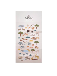 Cartela de adesivos - SERENGETI