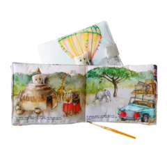 Libro ilustrado " Nina viaja en globo" - Librería El gato Neftalí