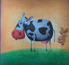 Cuero negro, vaca blanca - Librería El gato Neftalí