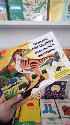 Coloreando dinosaurios y otros animales prehistóricos