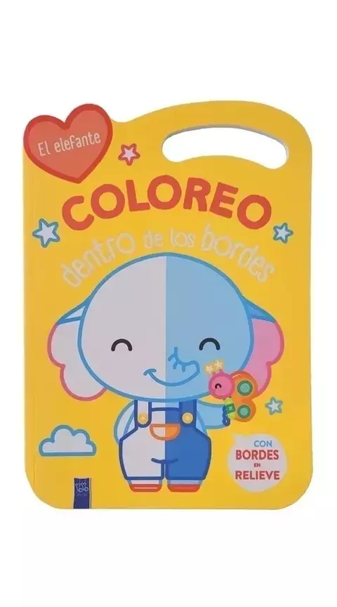 Coloreo dentro de los bordes : el elefante