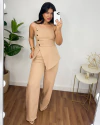 Conjunto alfaiataria Mariana Nude - comprar online