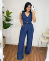 Conjunto colete Bicolor azul marinho - comprar online