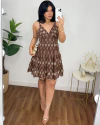 Vestido Stella marrom - comprar online