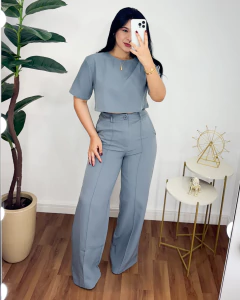 Conjunto Alfaiataria Francis cinza chumbo - comprar online