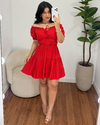 Vestido Curto Danny vermelho - comprar online
