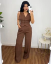Conjunto alfaiataria Loures Marrom - comprar online
