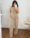 Conjunto Alfaiataria Siena Nude - comprar online