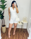 Conjunto Alfaiataria Rivieira Branco
