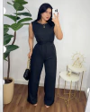 Macacão Áustria Pantalona Preto - comprar online