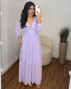 Vestido tule Serena lavanda - loja online