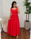 Vestido alça Ruby vermelho - comprar online