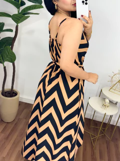 Vestido Mullet Chevron - loja online