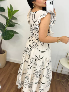 Vestido Romana Estampa off na internet